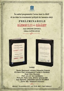 "Preliminariile razboiului din Rasarit"
